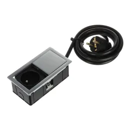 Presa elettrica VersaHit Mono 1 x 230V FRENCH / Acciaio inox