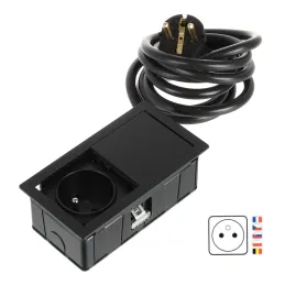 Presa elettrica VersaHit Mono 1 x 230V FRENCH / Nera