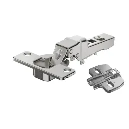 Cerniera semiapplicata con chiusura ammortizzata a 105° NOVISYS 45 / Silent system