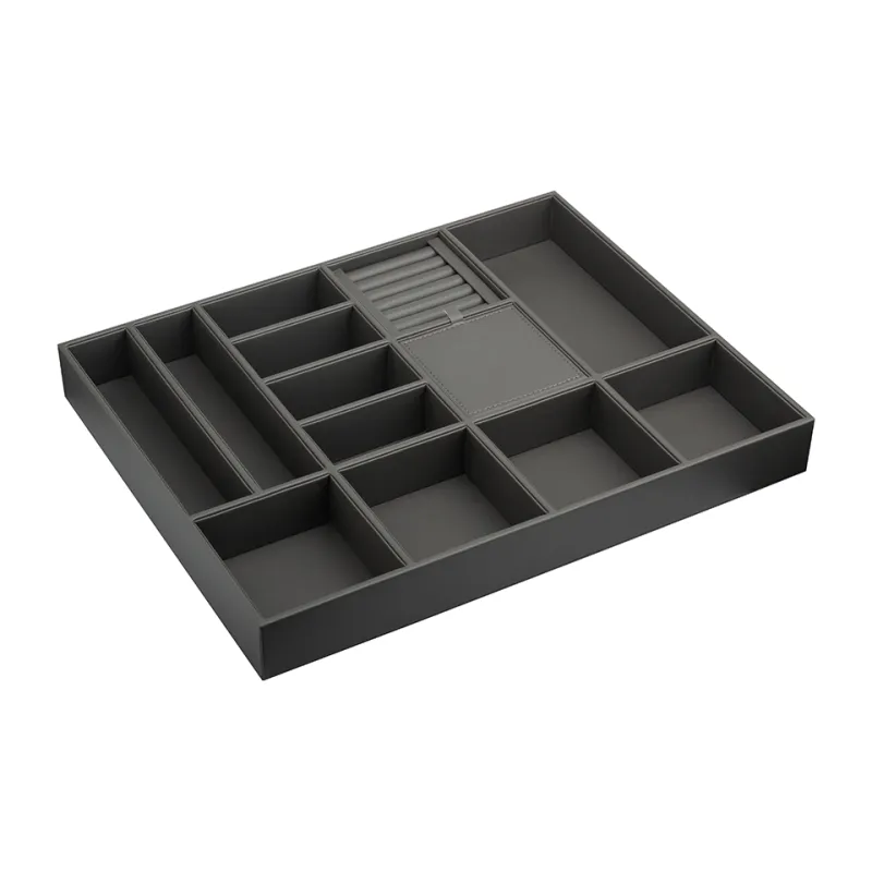Organizzatore per gioielli da cassetto dell’armadio ELEGANTO / Antracite