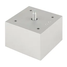 Piedino in plastica 75x75 mm / Grigio
