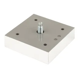 Piedino in plastica 75x75 mm / Cromato