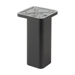 Piedino in plastica PLASTICI / Nero opaco