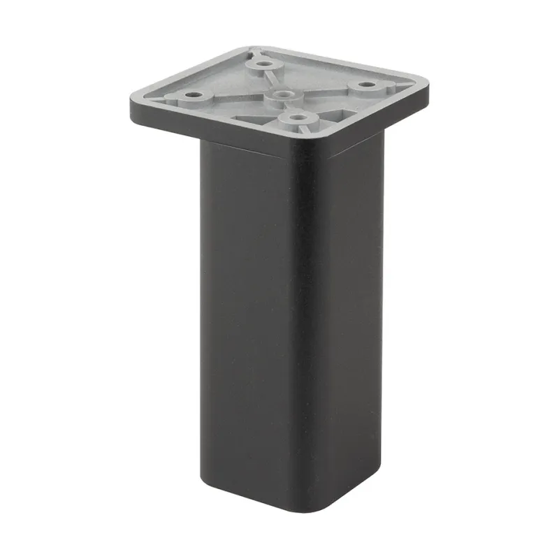 Piedino in plastica PLASTICI / Nero opaco