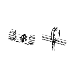 Set di 3 ganci appendiabiti OXXO Mini / Antracite