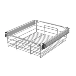 Cestello estraibile YANA 150 mm Grigio / Guide estraibili con cuscinetti e ammortizzazione