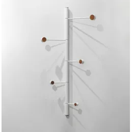 Appendiabiti da parete di design YOKO / Bianco opaco