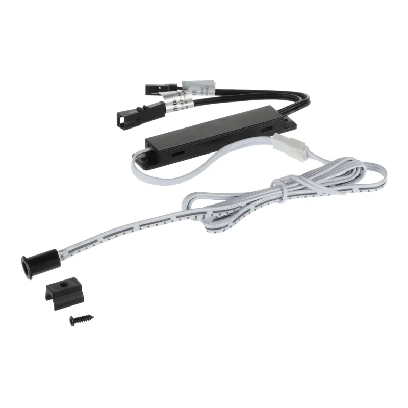 Sensore per porta da incasso o da superficie 12/24 V, 60 W / Nero