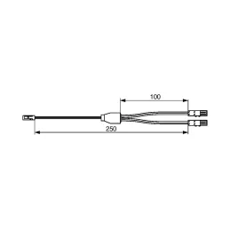 Cavo di prolunga Y 12/14 V con mini connettori