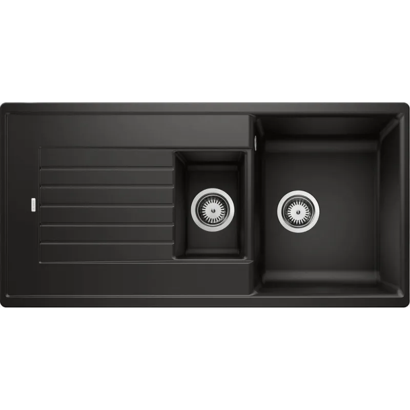 Lavello in gres Blanco ZIA 6 S / Nero