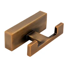 Appendiabiti DELTA DUO / Ottone spazzolato