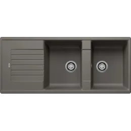 Lavello in gres Blanco ZIA 8 S / Grigio vulcano