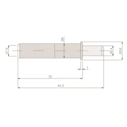 Ammortizzatore universale per ante da avvitare AIRTIC / Bianco
