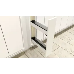 Cestello ad estrazione totale K-LINE 150 mm / Bianco