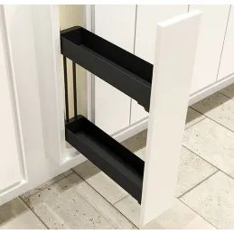 Cestello ad estrazione totale K-LINE 150 mm / Antracite