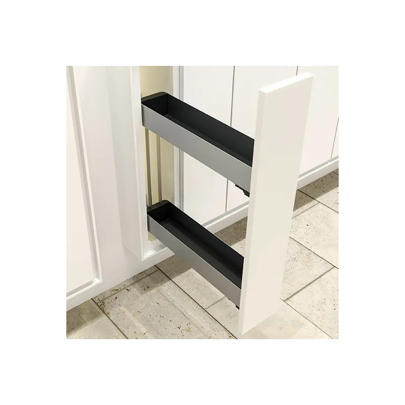 Cestello a estrazione totale K-LINE 150 mm / Argento