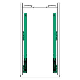 Cestello ad estrazione totale KESSEBOHMER K-LINE / Bianco