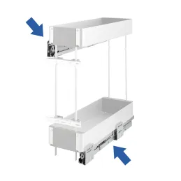 Cestello ad estrazione totale KESSEBOHMER K-LINE / Antracite