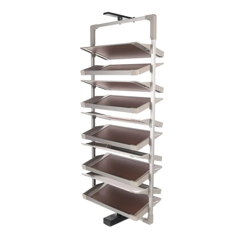 Scarpiera girevole EASY 1150 - 1255 mm / Argento - marrone