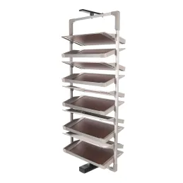 Scarpiera girevole EASY 1425–1525 mm / Argento-marrone