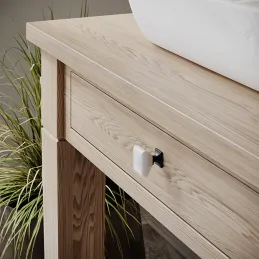 Pomello in ceramica DIAMON / Bianco + porcellana