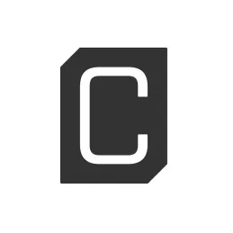 Targhetta per porta o parete “C” / Nero opaco