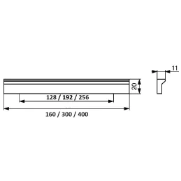 Maniglia SAXO / Alluminio