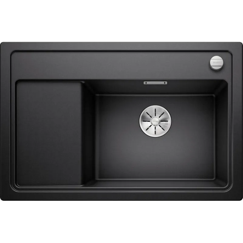 Lavello in ceramica Blanco ZENAR XL 6 S Compact con comando remoto dello scarico / Antracite