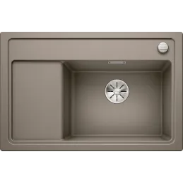 Lavello in gres Blanco ZENAR XL 6 S Compact con comando remoto / Tartufo