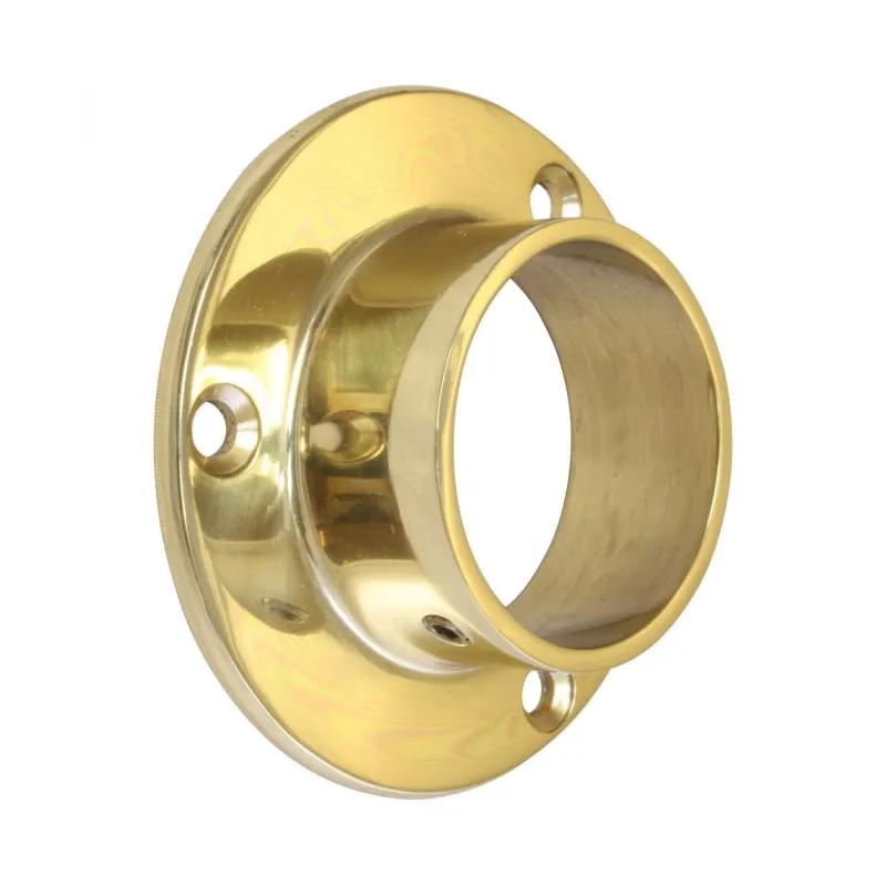 Terminale per tubo appendiabiti – rotondo / Oro