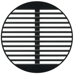 Griglia di ventilazione per radiatore 100 mm / Nera
