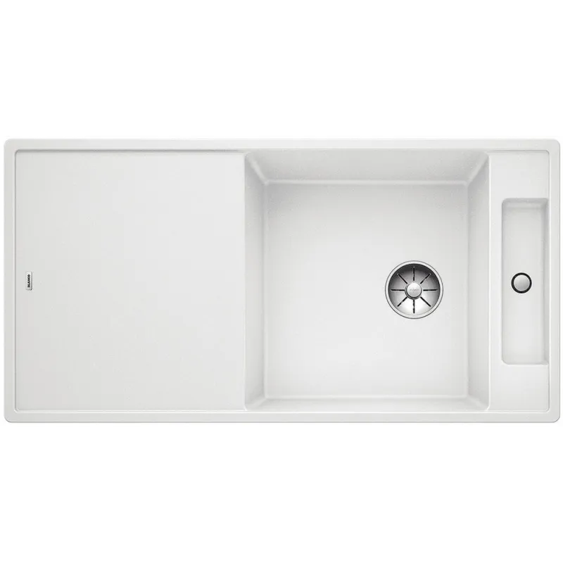 Lavello in gres Blanco AXIA III XL 6 S con comando remoto dello scarico / Bianco