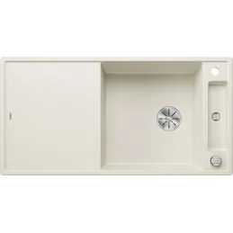 Lavello in gres Blanco AXIA III XL 6 S con comando eccentrico / Bianco soft