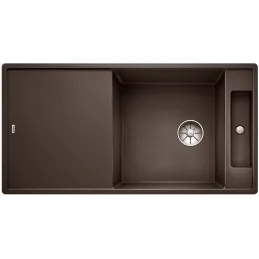 Lavello in gres Blanco AXIA III XL 6 S con comando remoto dello scarico / Caffè
