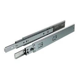 Guide a estrazione totale con cuscinetti, 45 mm EURO / Apertura senza maniglia