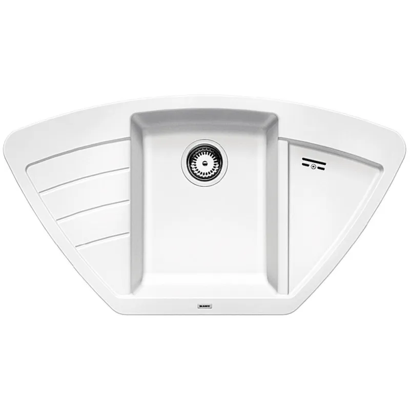 Lavello angolare in gres Blanco ZIA 9 E / Bianco
