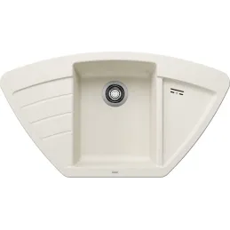 Lavello angolare in gres Blanco ZIA 9 E / Bianco soft