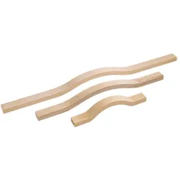 Maniglia in legno NATURALE / Faggio grezzo