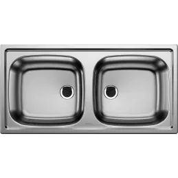 Lavello in acciaio inox Blanco TOP EE 4x4