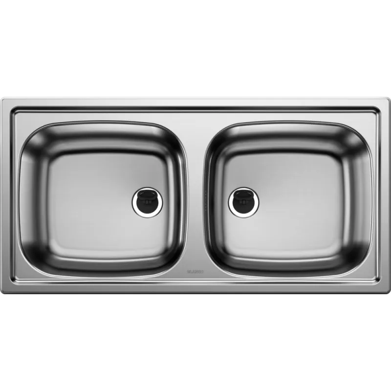 Lavello in acciaio inox Blanco TOP EE 4x4