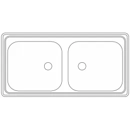 Lavello in acciaio inox Blanco TOP EE 4x4