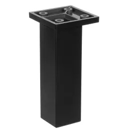Piedino in plastica 33x33 mm / Nero