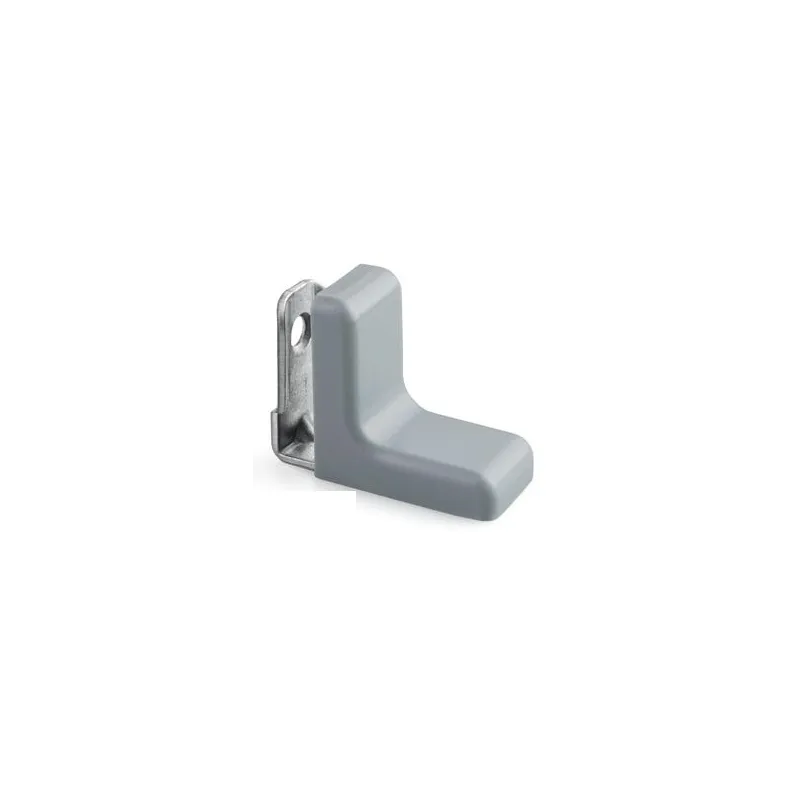 Angolare in metallo con copertura in PVC / Grigio