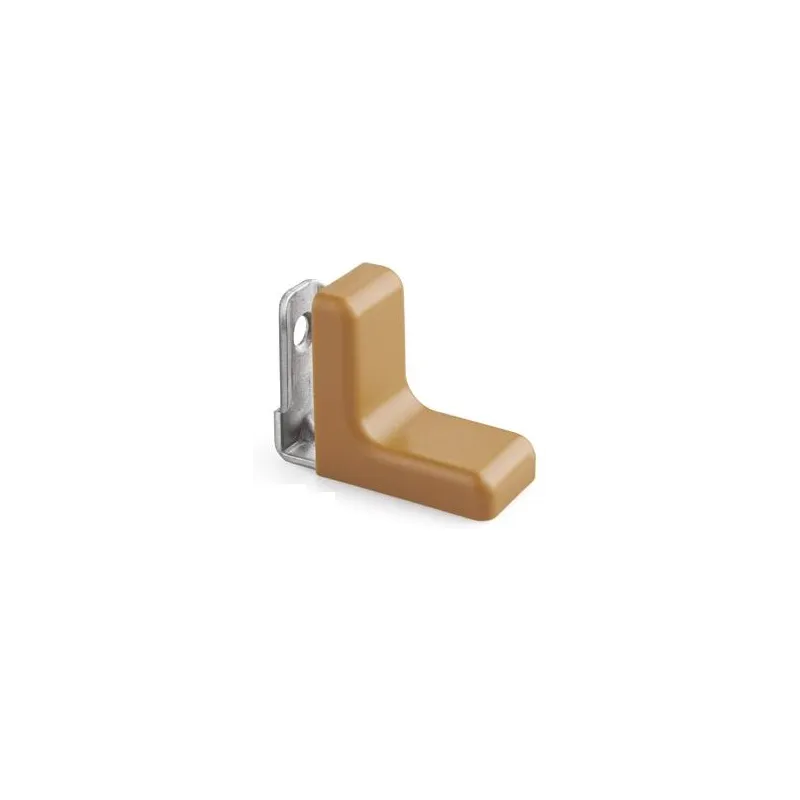 Angolare metallico con copertura in PVC / Marrone