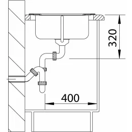 Lavello in acciaio inox Blanco TIPO 8 S