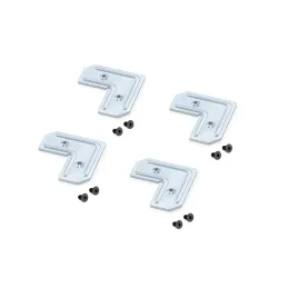 Set di squadrette per profilo PLUS 4 e PLUS 11 / Viti nere