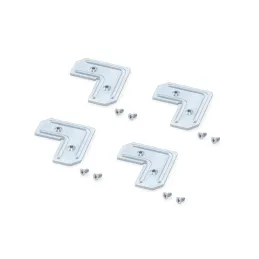 Set di squadrette per profili PLUS 4 e PLUS 11 / Viti argentate