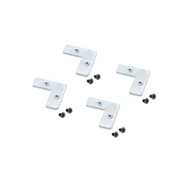 Set di squadrette per profilo PLUS 7 / Viti nere