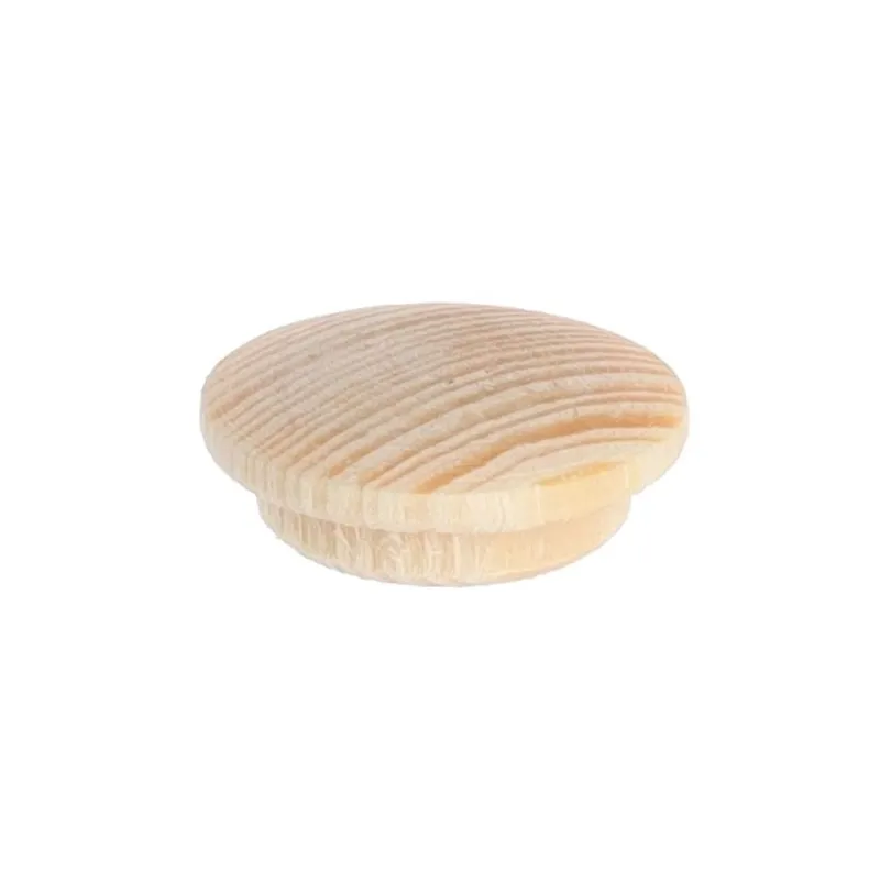 Copriforo in legno D15 – 100 pz / Abete grezzo