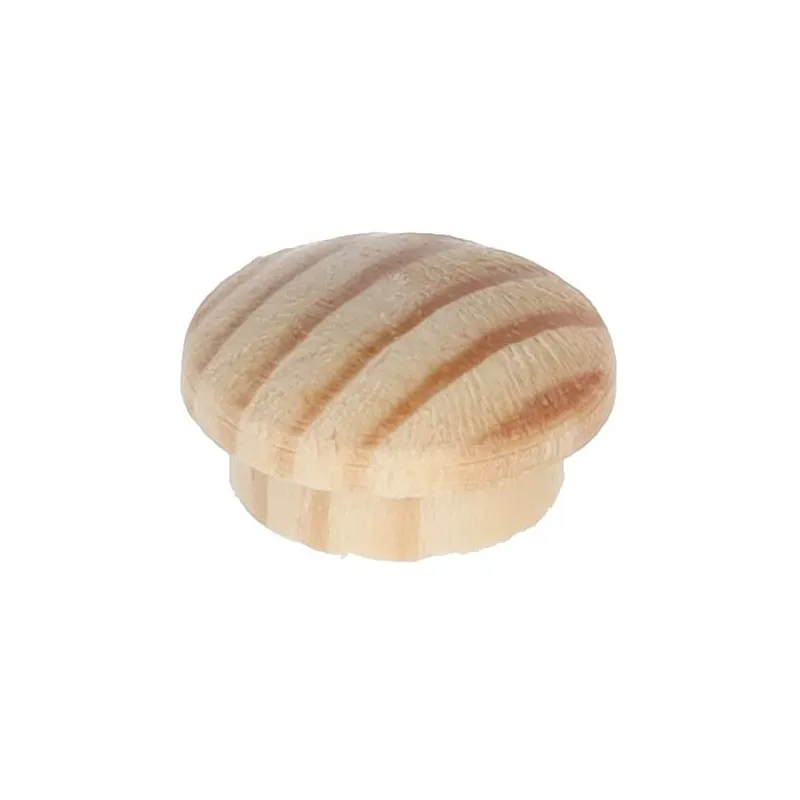Tappo copriforo in legno D15 - 100 pz / Pino grezzo